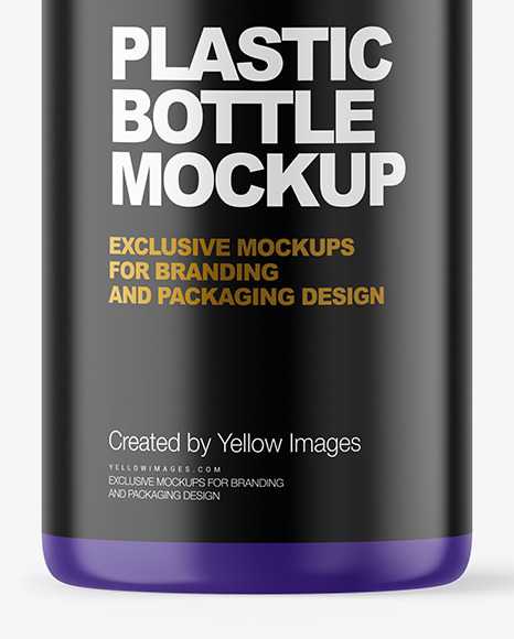 Matte Cosmetic Bottle with Pump Mockup