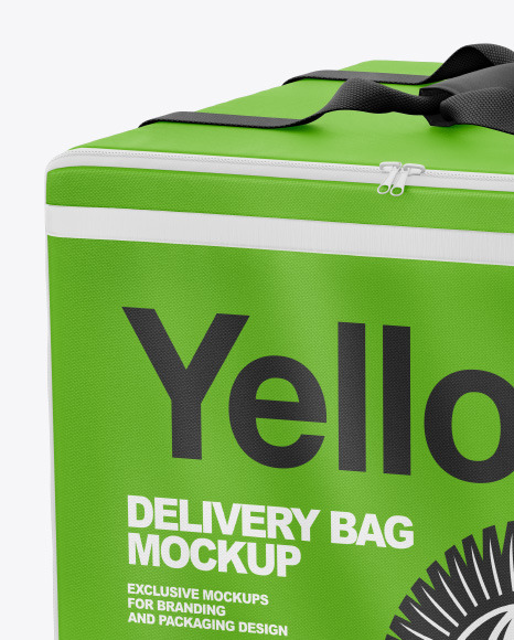 Polyester Delivery Bag Mockup