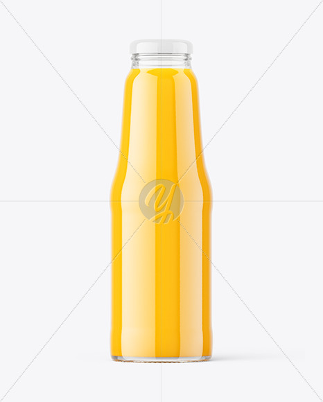 Orange Juice Bottle Mockup