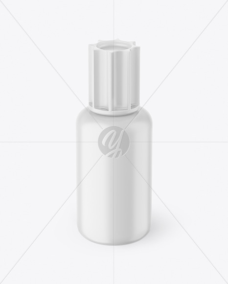 Matte Plastic Bottle Mockup