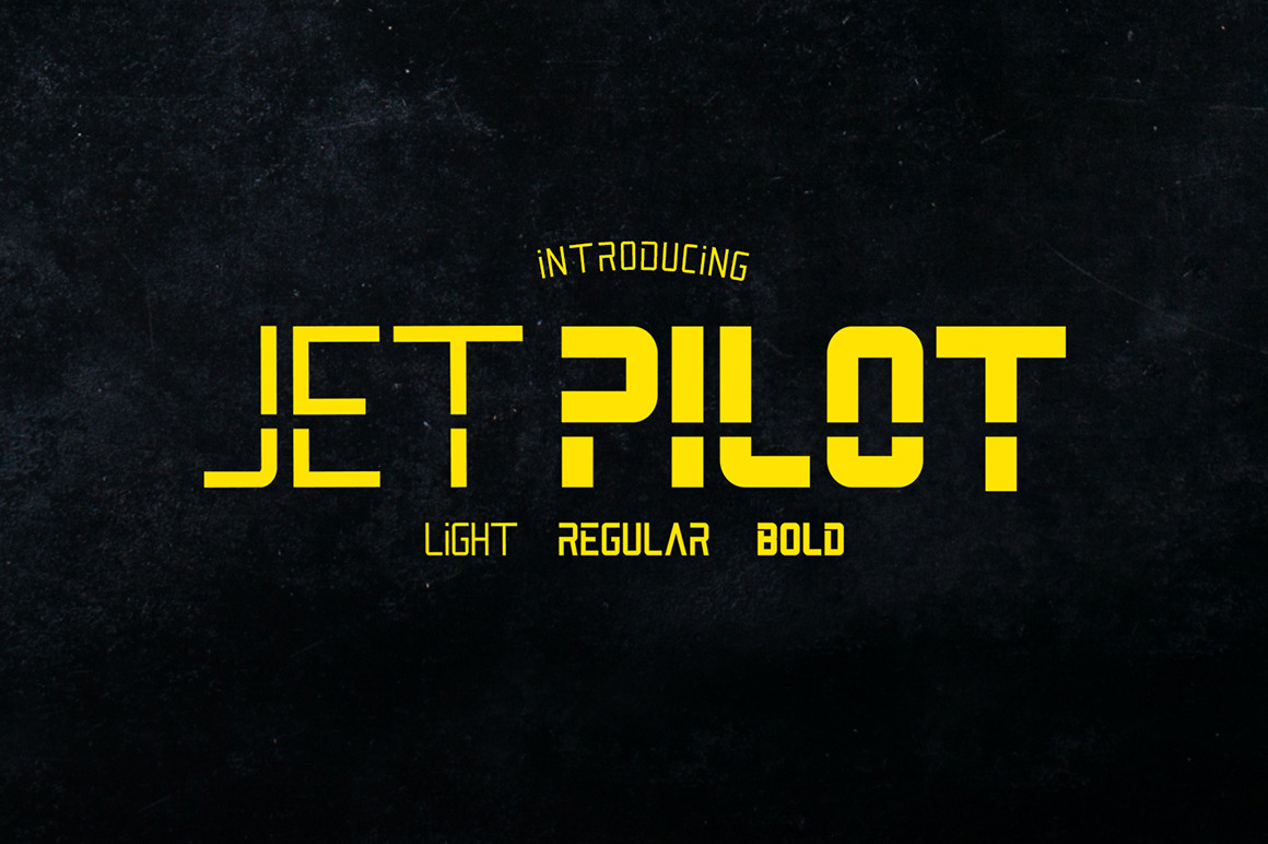 Jet Pilot - Sans Serif Family Jet Pilot - Sans Serif Family
