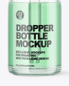 Clear Glass Dropper Bottle Mockup