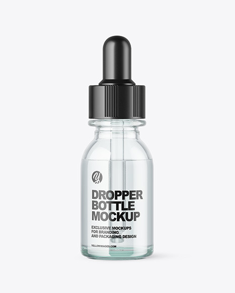 Blue Glass Dropper Bottle Mockup - Blue+Glass+Dropper+Bottle+