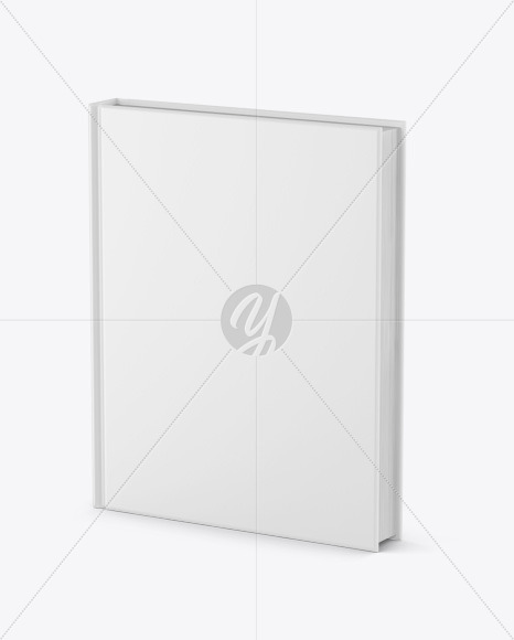 Hardcover Book w/ Matte Cover Mockup