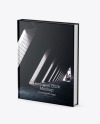 Hardcover Book w/ Matte Cover Mockup