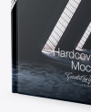 Hardcover Book w/ Matte Cover Mockup