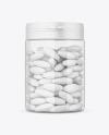 Clear Pills Bottle Mockup Clear Pills Bottle Mockup