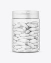 Clear Pills Bottle Mockup