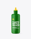 Matte Plastic Bottle Mockup