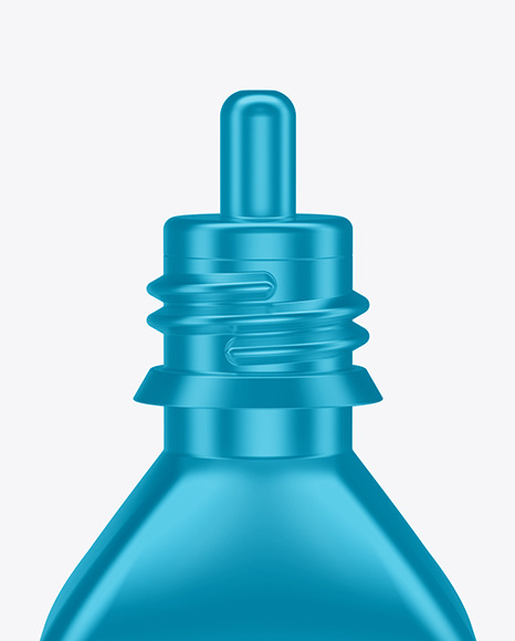 Metallic Dropper Bottle Mockup