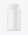 Matte Protein Jar Mockup Matte Protein Jar Mockup