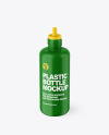 Matte Plastic Bottle Mockup