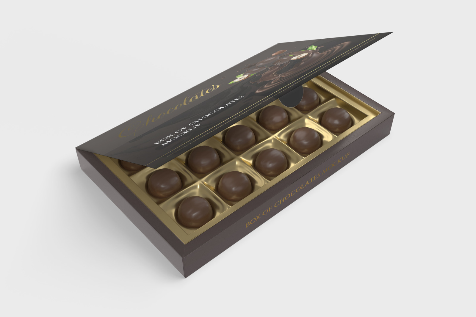 Box Of Chocolates Mockup