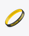 Matte Silicone Wristband Mockup