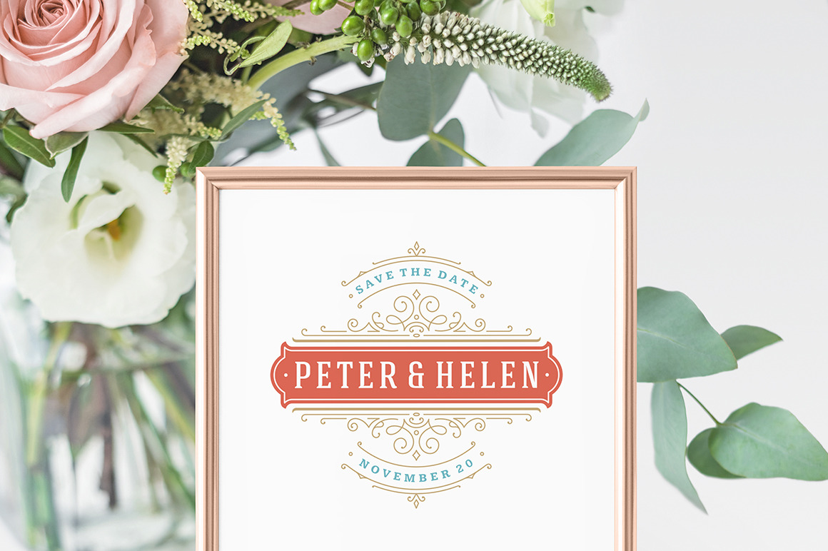 18 Wedding Logos and Badges 18 Wedding Logos and Badges