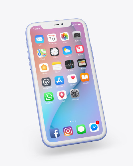 Clay Apple iPhone 11 Pro Mockup