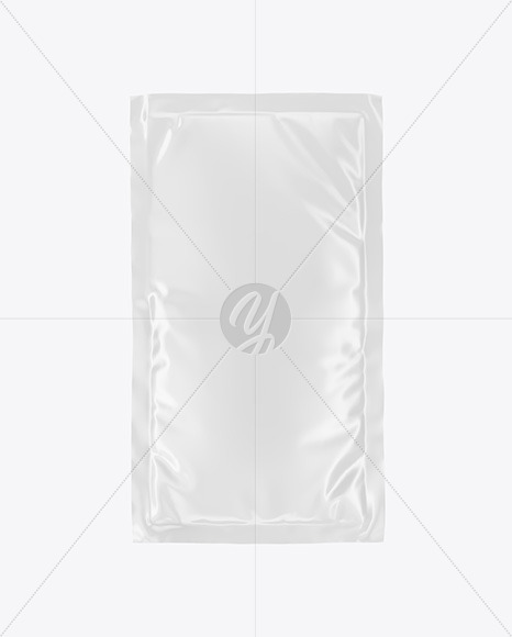 Glossy Sachet Mockup