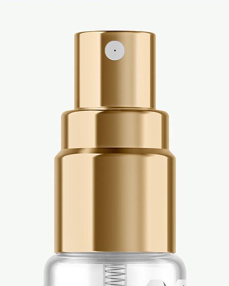 Clear Spray Bottle Mockup Clear Spray Bottle Mockup