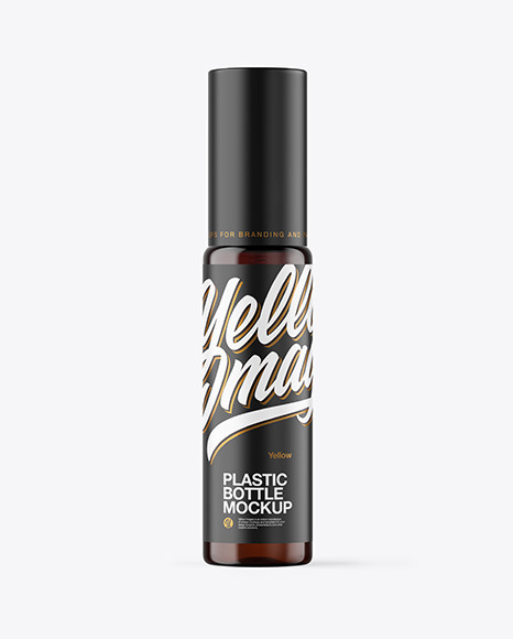 Amber Spray Bottle Mockup Amber Spray Bottle Mockup