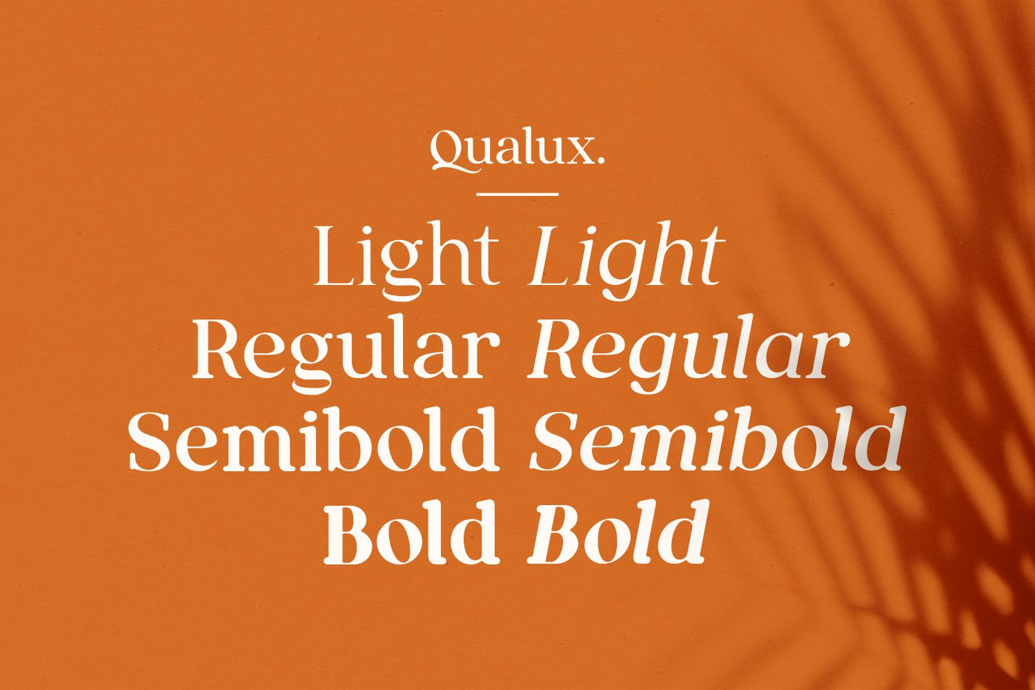 Qualux - Versatile Serif Font Family