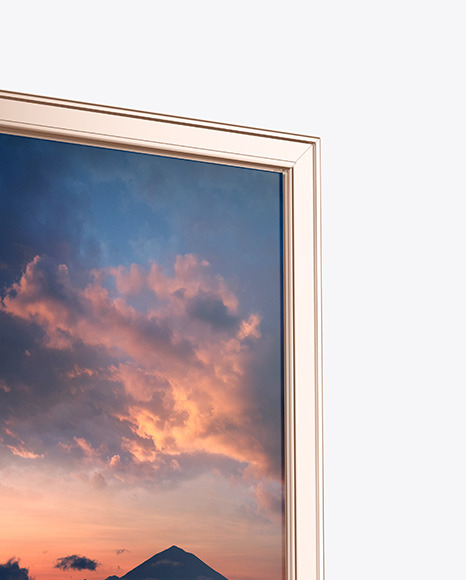 Citylight Metallic LED Stand Mockup
