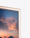Citylight Metallic LED Stand Mockup