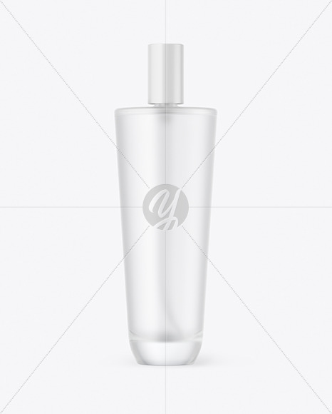 Frosted Glass Perfume Bottle Mockup