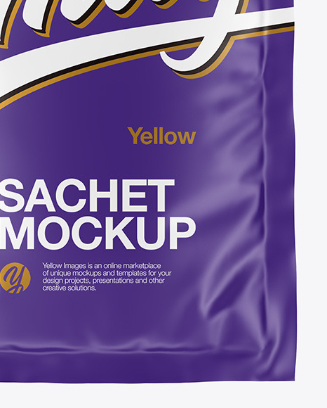 Matte Sachet Mockup