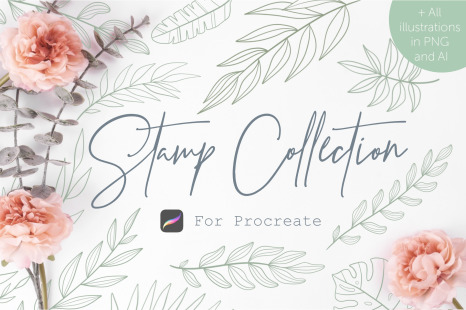 Stamp Collection | Procreate brushes - Illistration