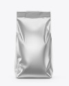 Metallic Food Bag Mockup