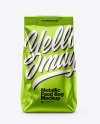 Metallic Food Bag Mockup