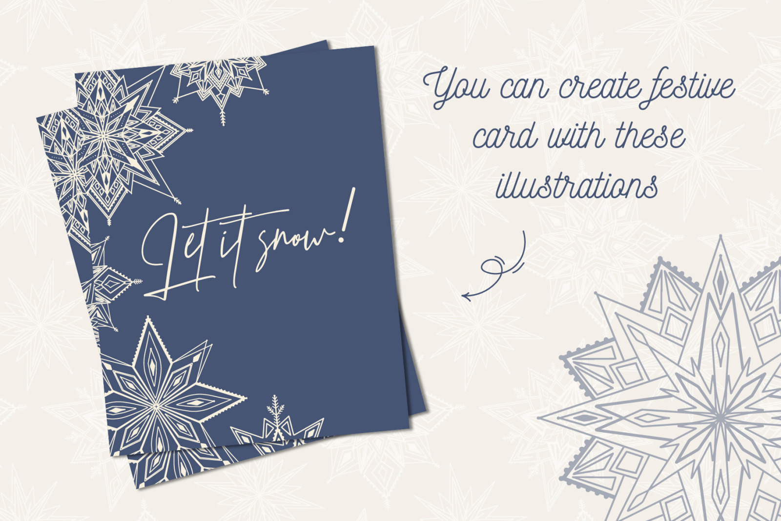 Snowy | 65 snowflakes illustrations Snowy | 65 snowflakes illustrations