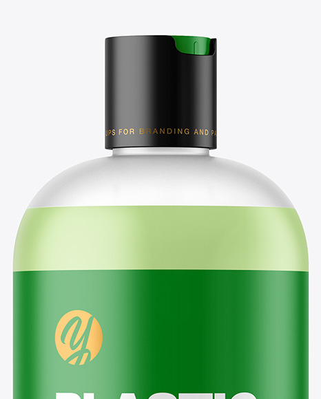 Frosted Liquid Soap Bottle Mockup