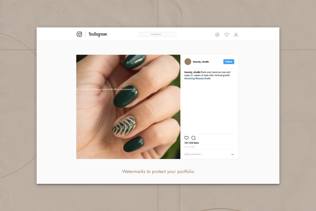 Yemoja — Instagram Posts Templates for Beauty Studio