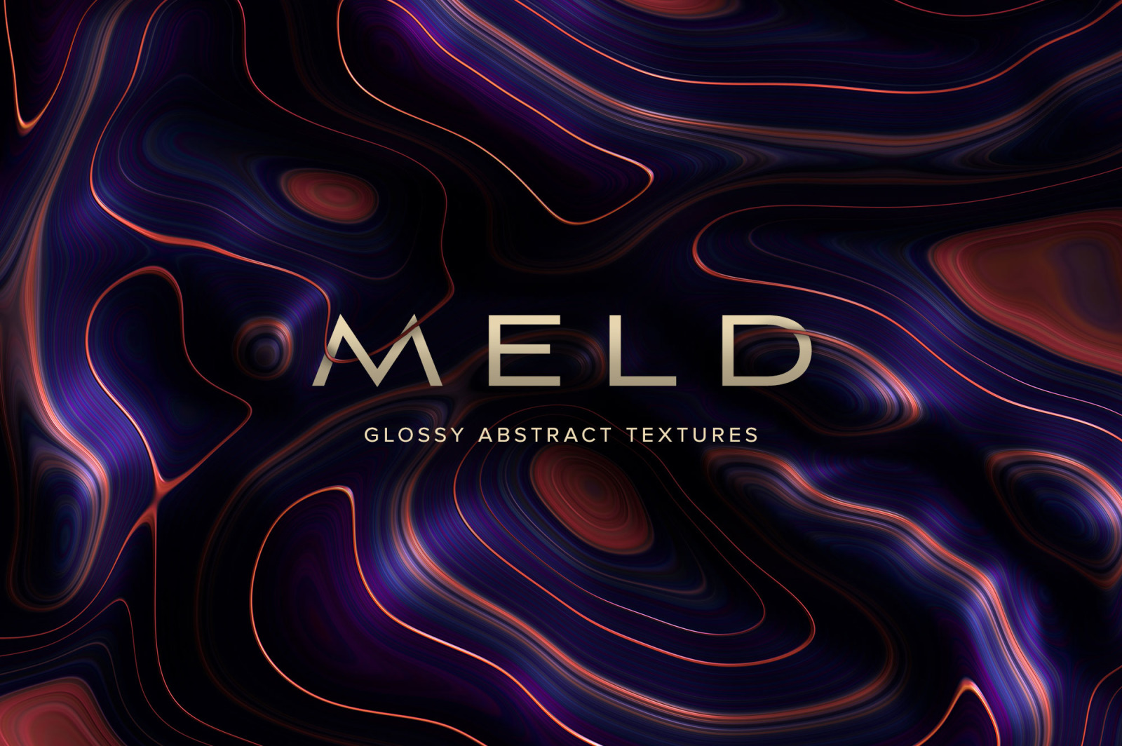 Meld: Glossy Abstract 3D Textures