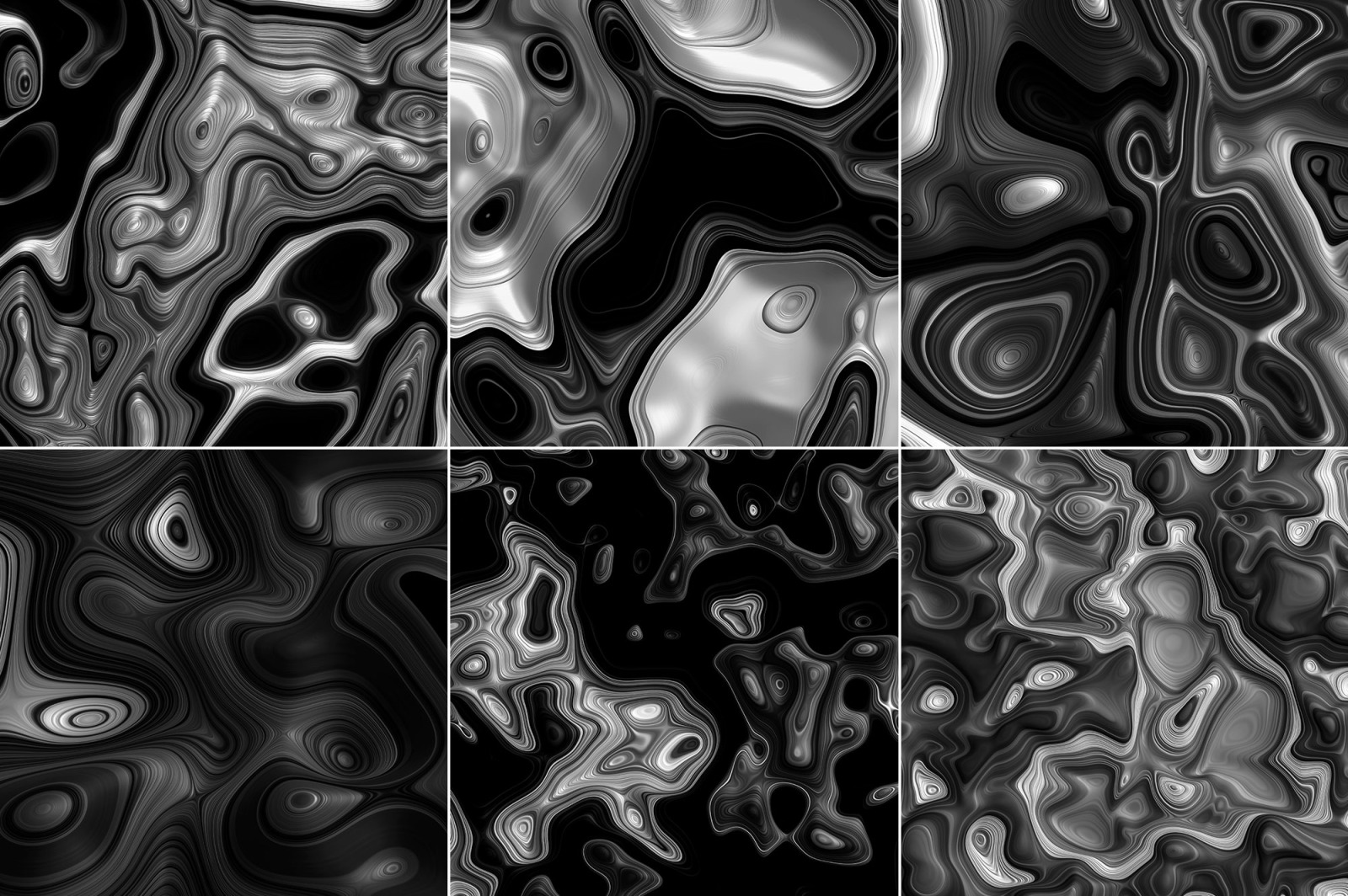 Meld: Glossy Abstract 3D Textures