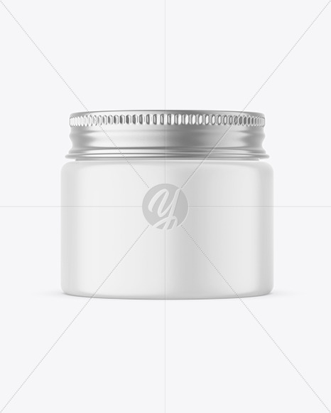 Matte Plastic Jar Mockup