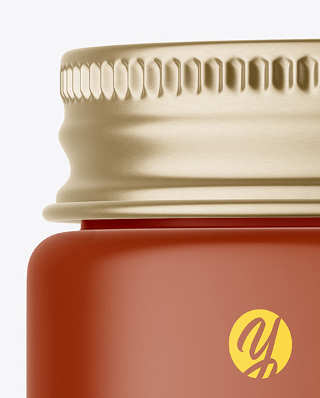 Matte Plastic Jar Mockup