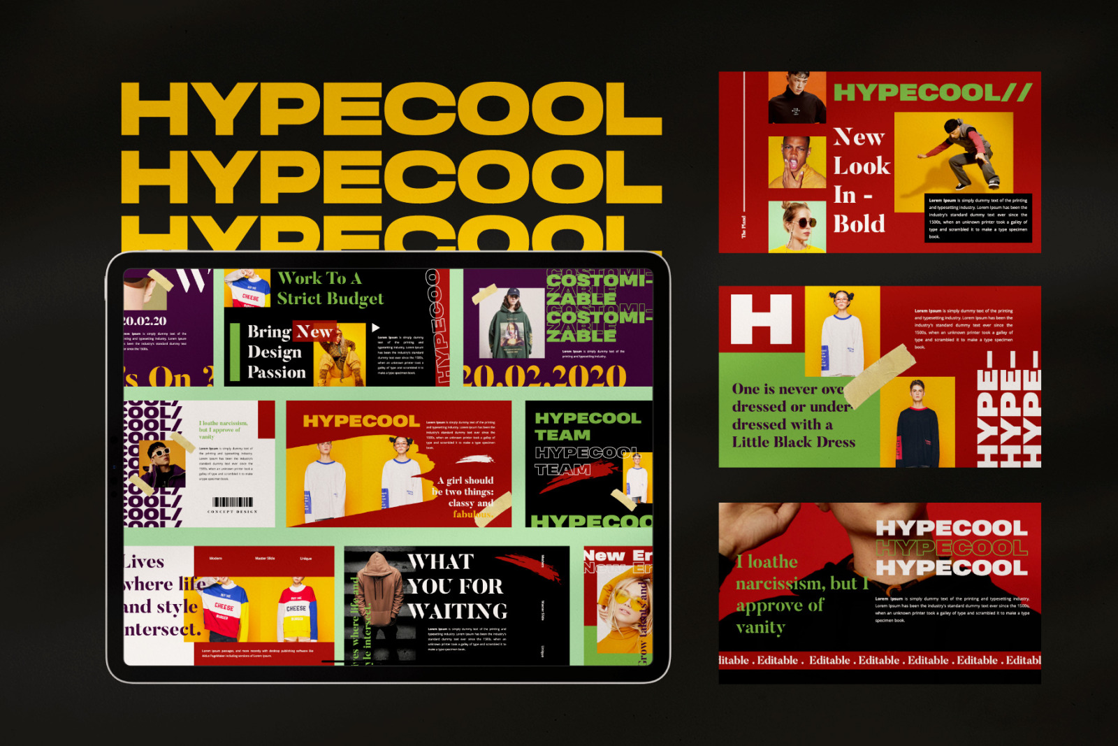 Hypecool Presentation Template Hypecool Presentation Template