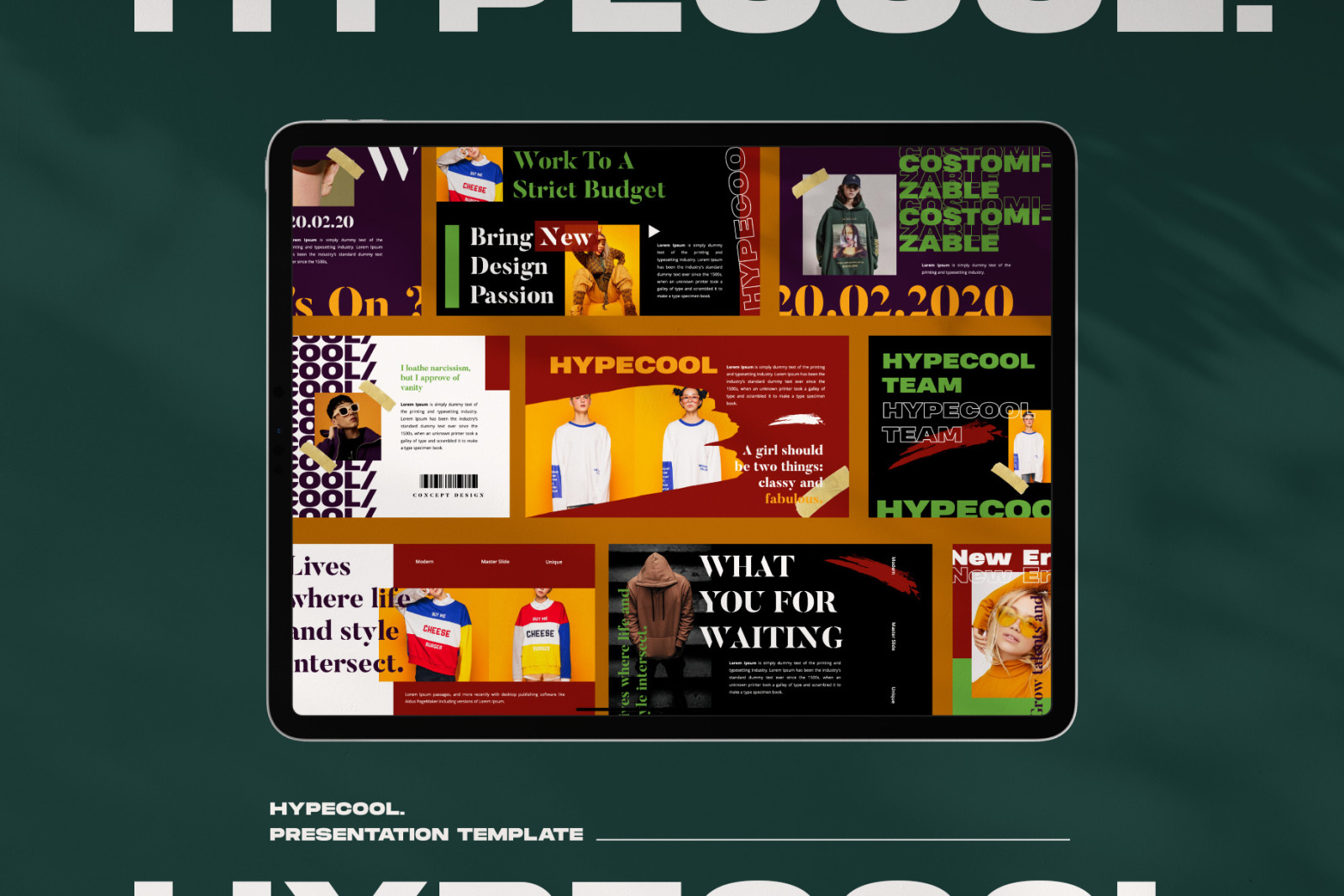 Hypecool Presentation Template Hypecool Presentation Template