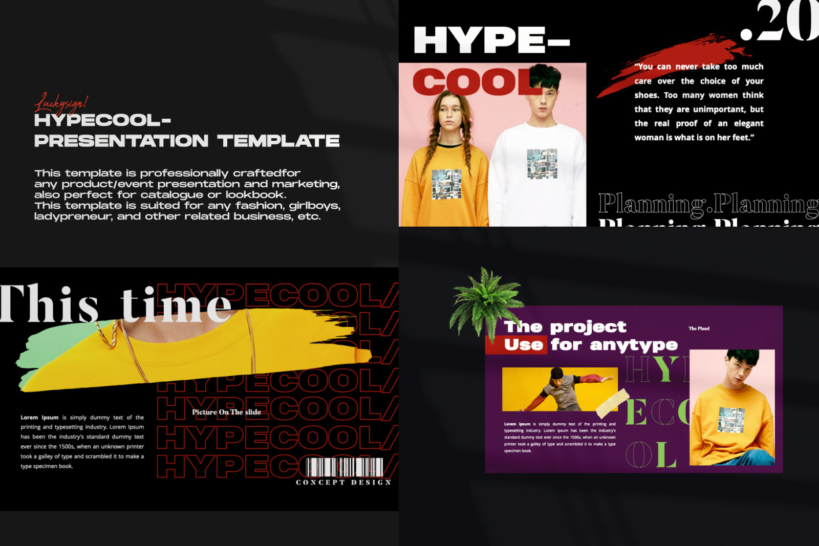 Hypecool Presentation Template