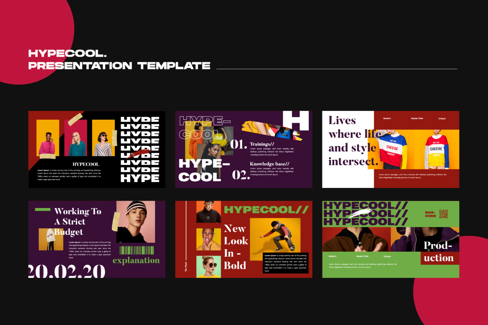 Hypecool Presentation Template Hypecool Presentation Template