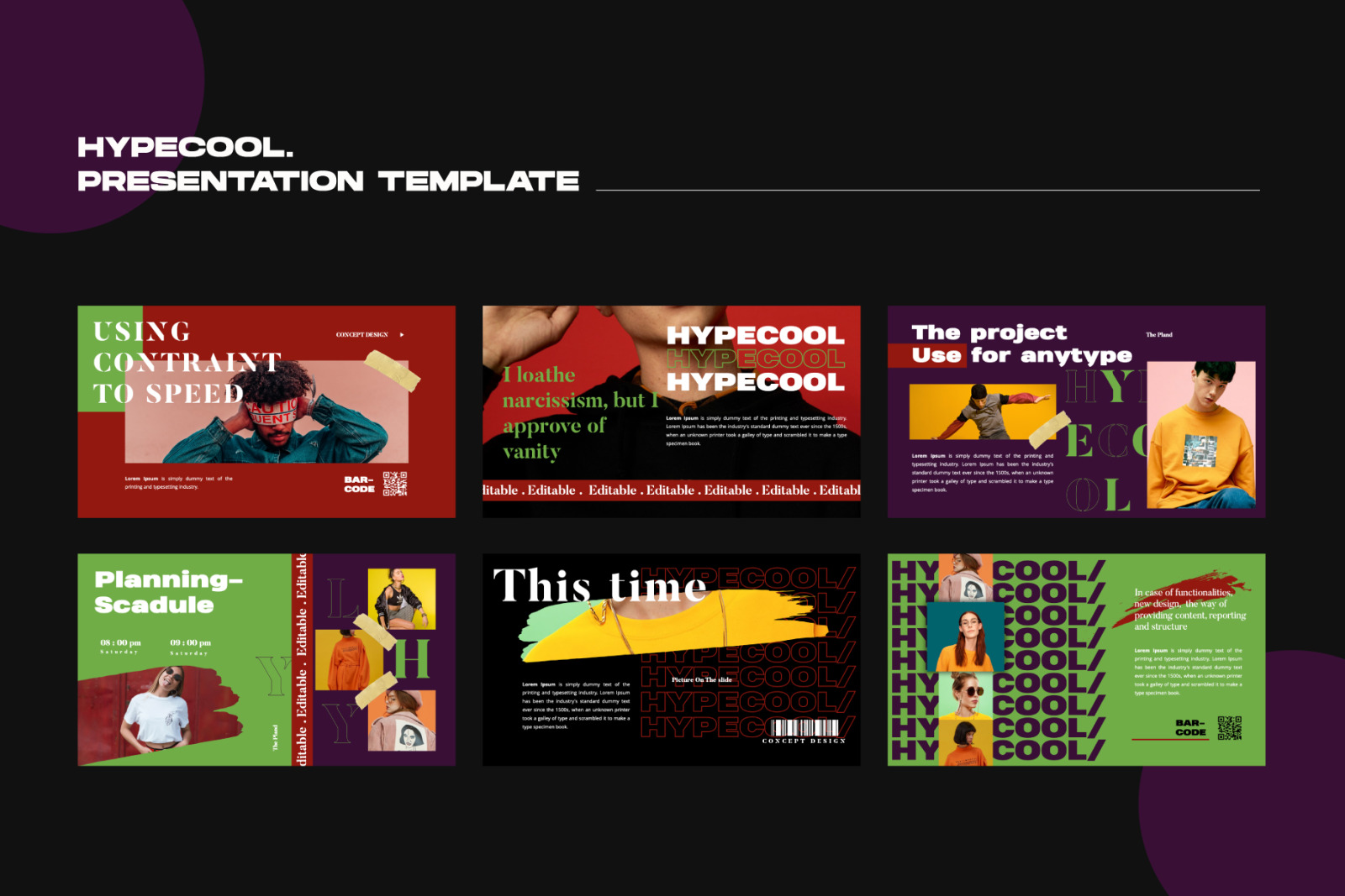 Hypecool Presentation Template Hypecool Presentation Template