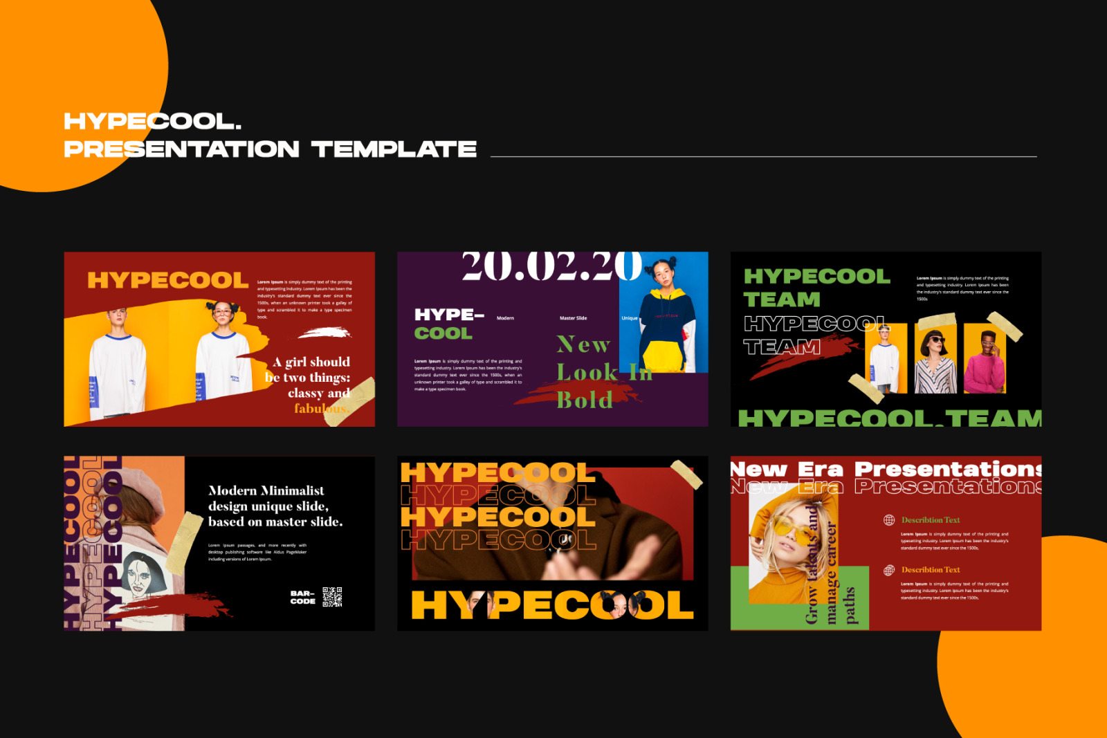 Hypecool Googleslide Template Hypecool Googleslide Template