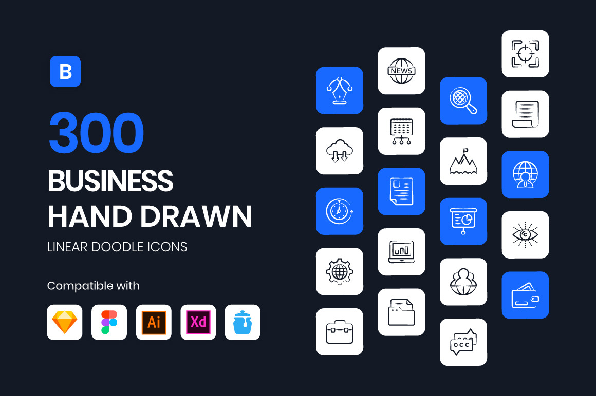 Business Doodle Icons Business Doodle Icons
