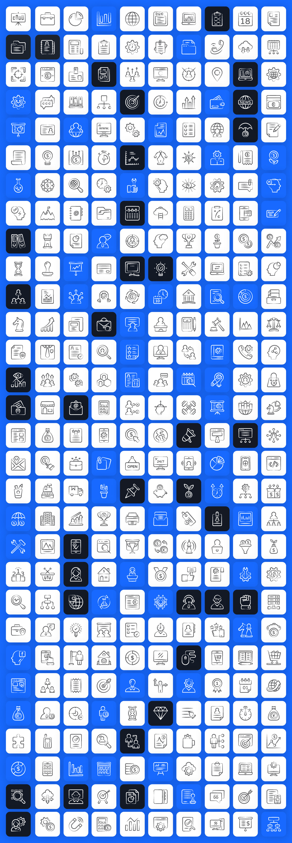 Business Doodle Icons Business Doodle Icons