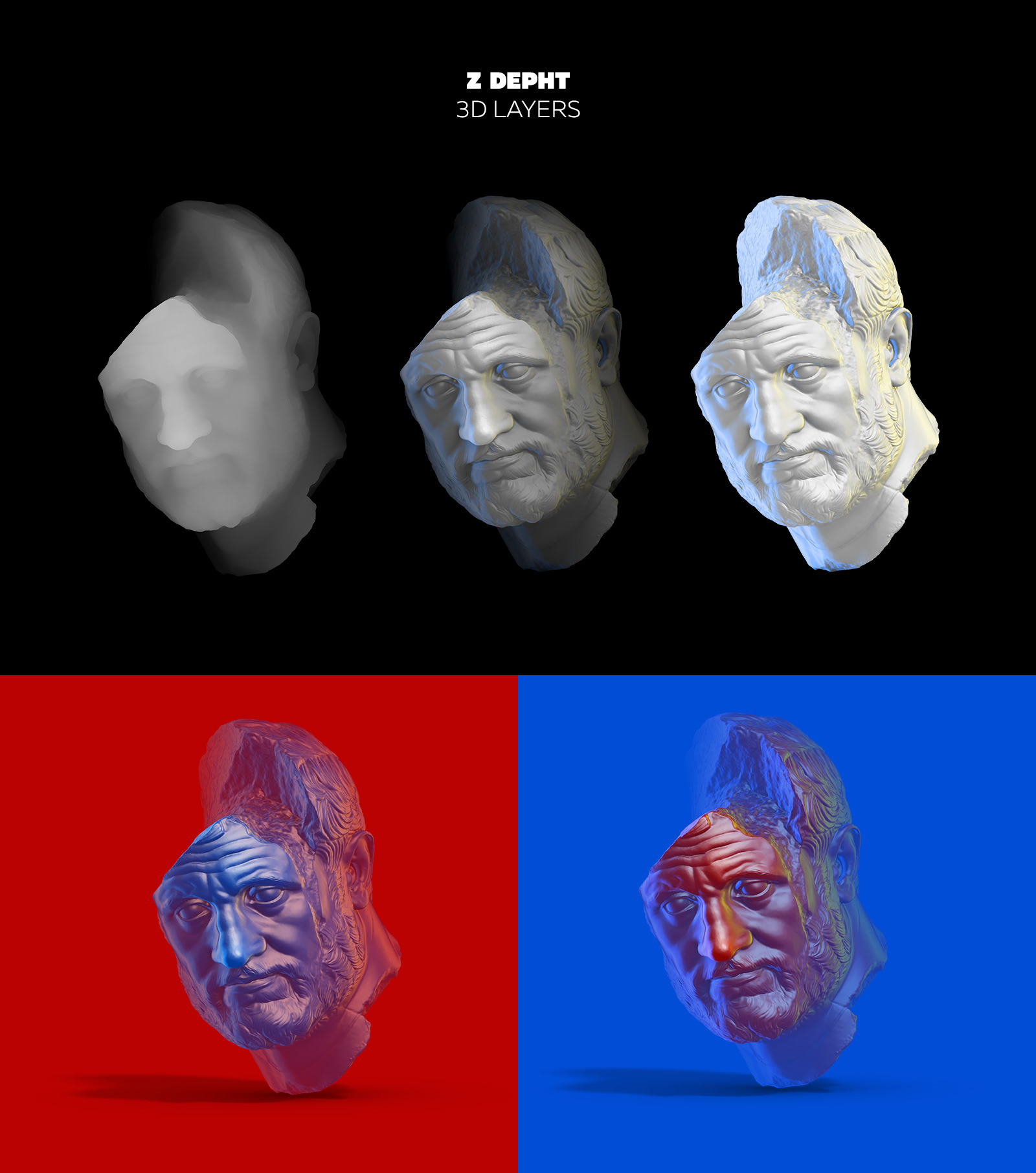 Collection of 85 Sculptures Busts #2, for branding and design of your product Collection of 85 Sculptures Busts #2, for branding and design of your product