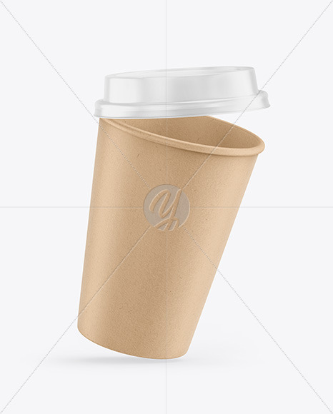 Kraft Coffee Cup Mockup