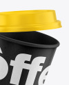 Kraft Coffee Cup Mockup