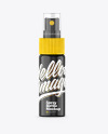 Glossy Spray Bottle Mockup